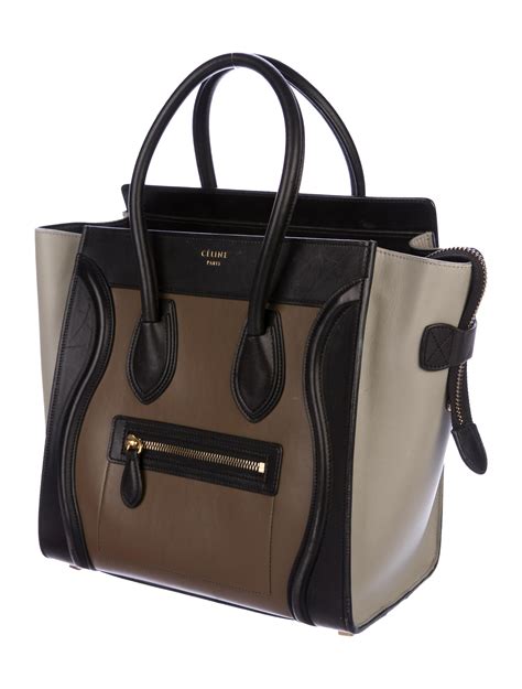 celine micro luggage tote online|celine shoulder luggage tote price.